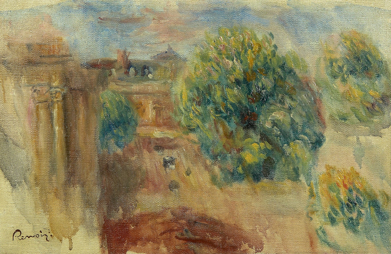 Paysage de Nimes aux colonnes by Pierre-Auguste Renoir