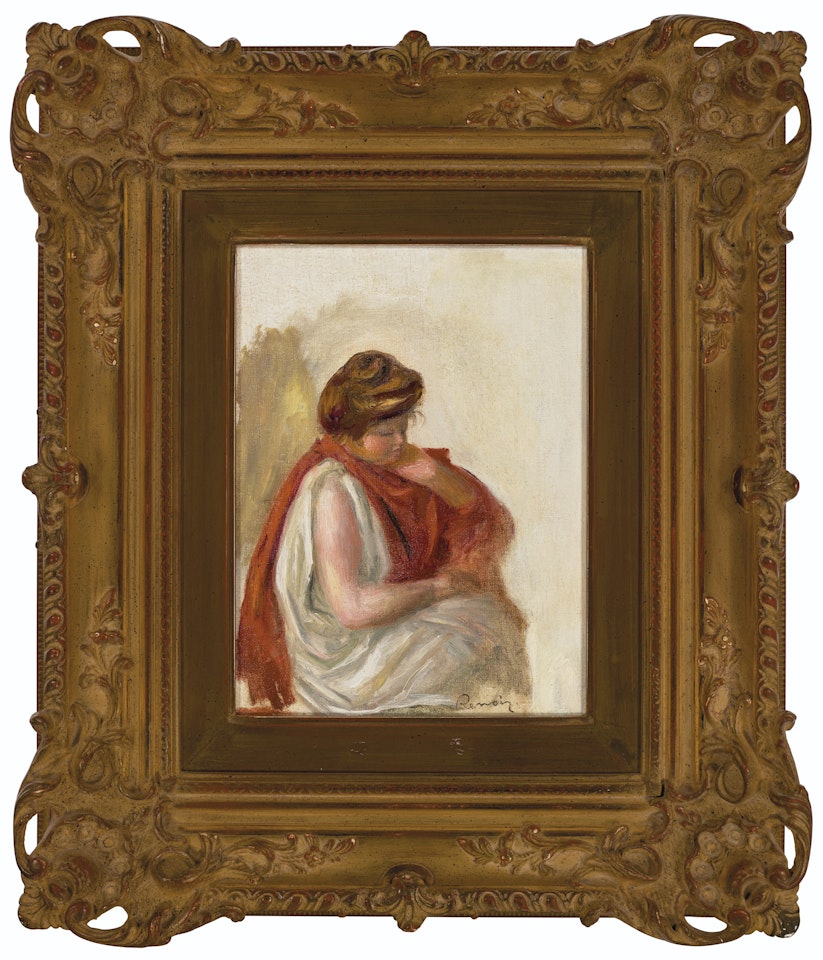 Esquisse pour Oedipe - fragment by Pierre-Auguste Renoir