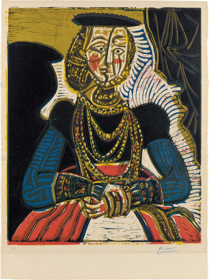 Portrait de jeune fille, d’après Cranach le jeune (Portrait of a Young Woman, After Cranach the Younger) by Pablo Picasso