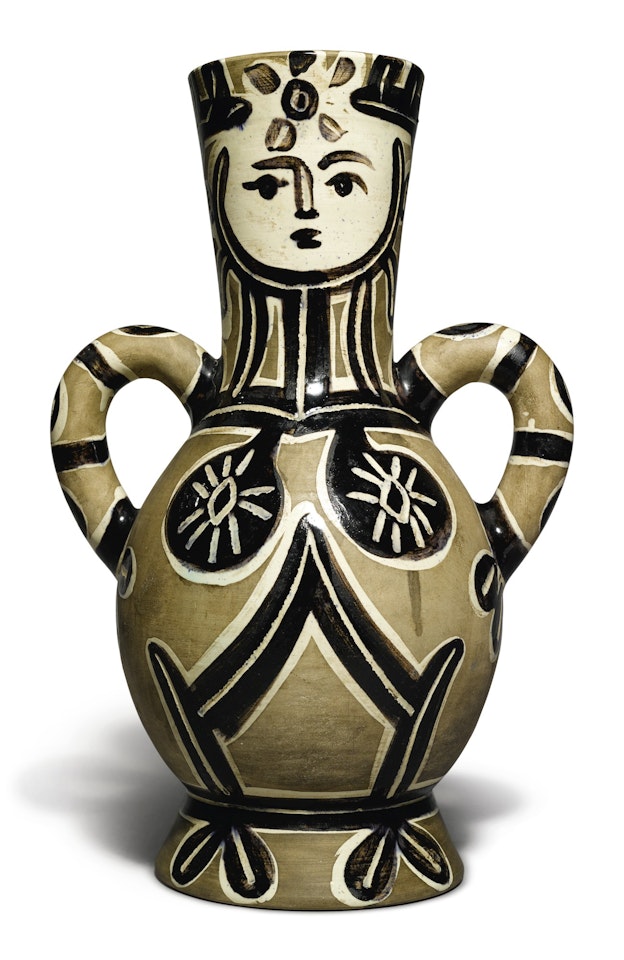 VASE DEUX ANSES HAUTES (A. R. 213) by Pablo Picasso