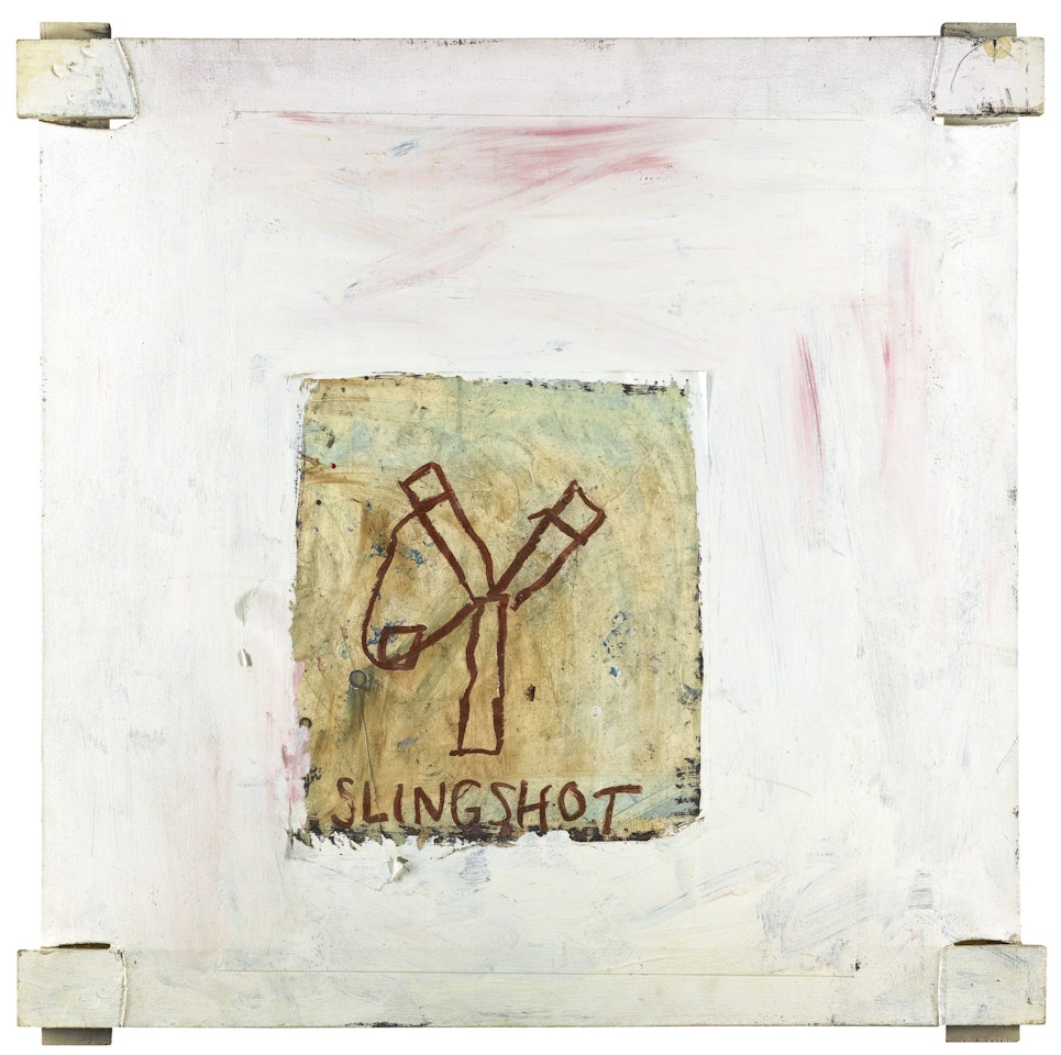 UNTITLED (SLINGSHOT)  by Jean-Michel Basquiat