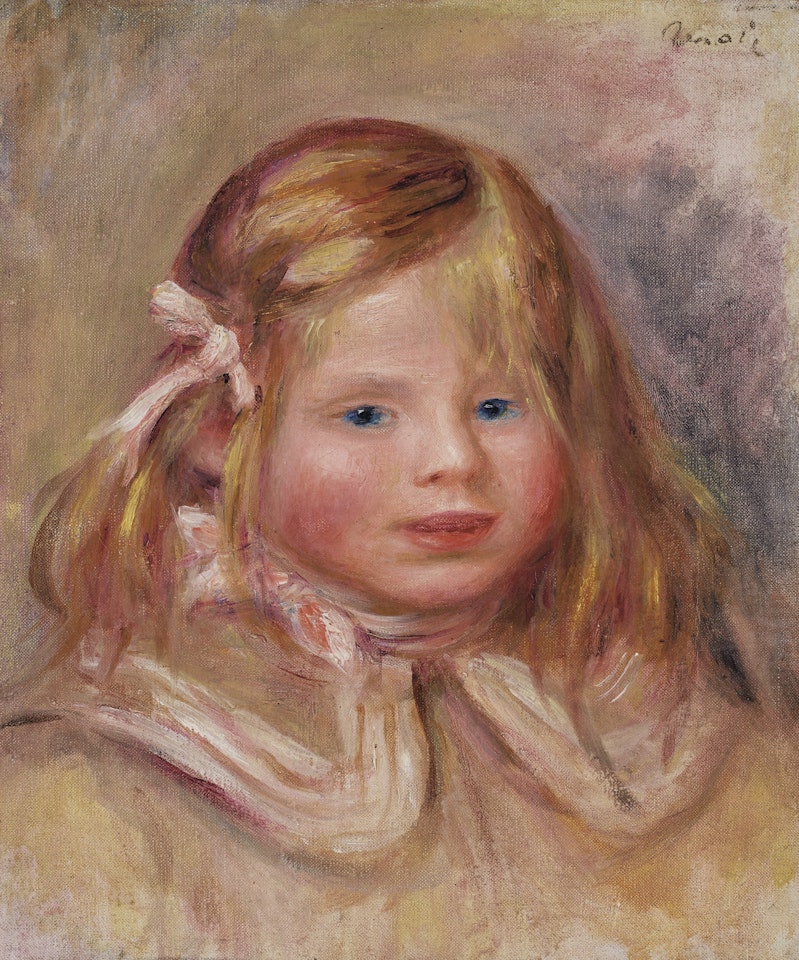 Coco au ruban rose by Pierre-Auguste Renoir