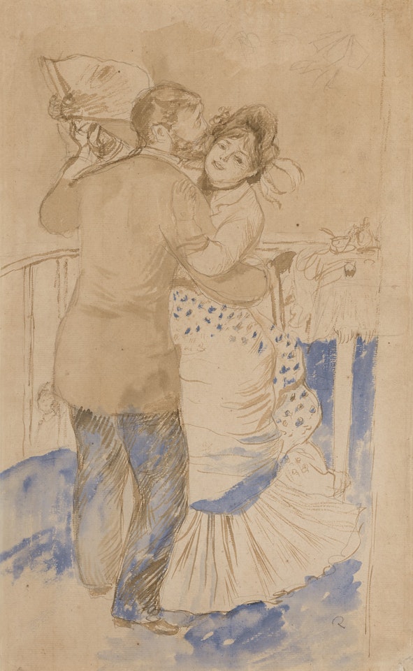 Étude pour "La Danse à la campagne" by Pierre-Auguste Renoir