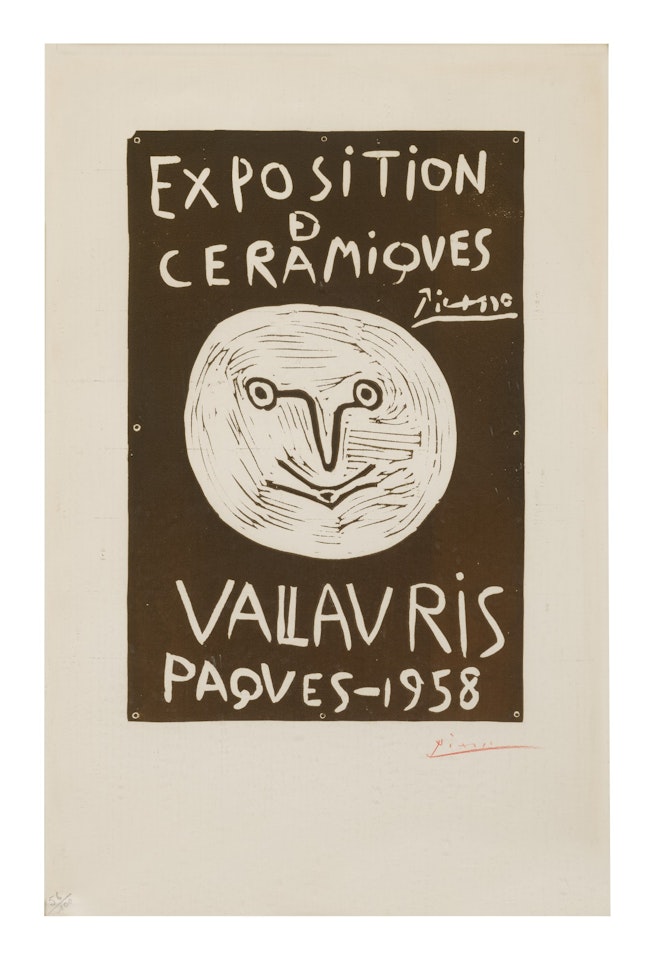 Exposition de Céramiques Vallauris Pâques-1958 (Bloch 1279; Baer 1047) by Pablo Picasso