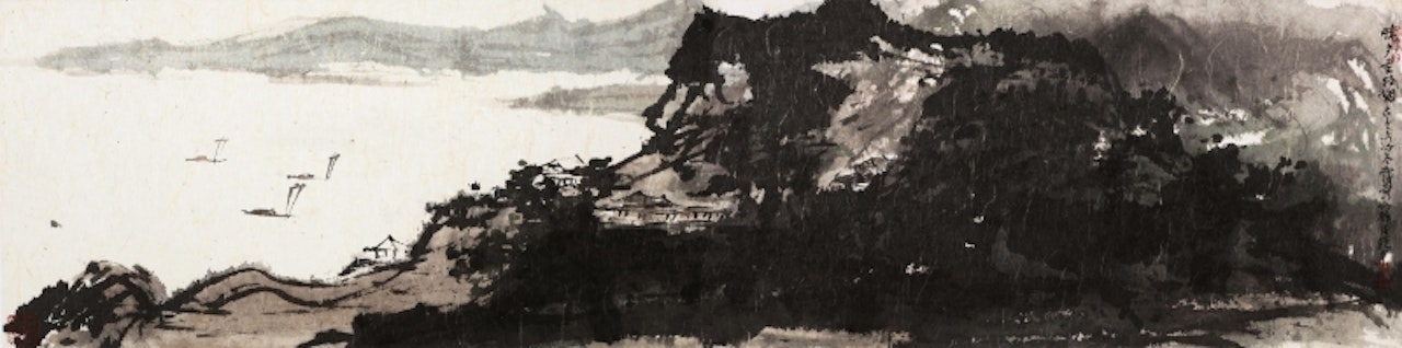 Sunset Scenery by Cui Ruzhou