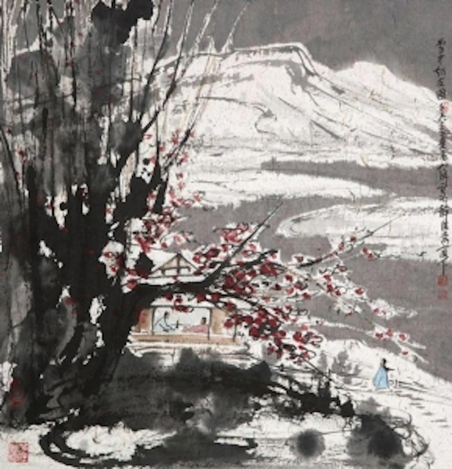 Visiting in Snow by Cui Ruzhou