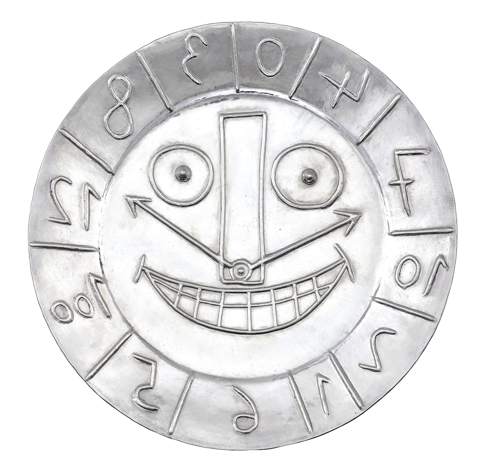 VISAGE EN FORME D'HORLOGE  by Pablo Picasso