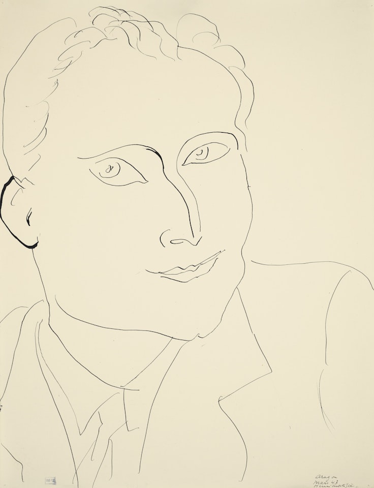 Louis Aragon by Henri Matisse
