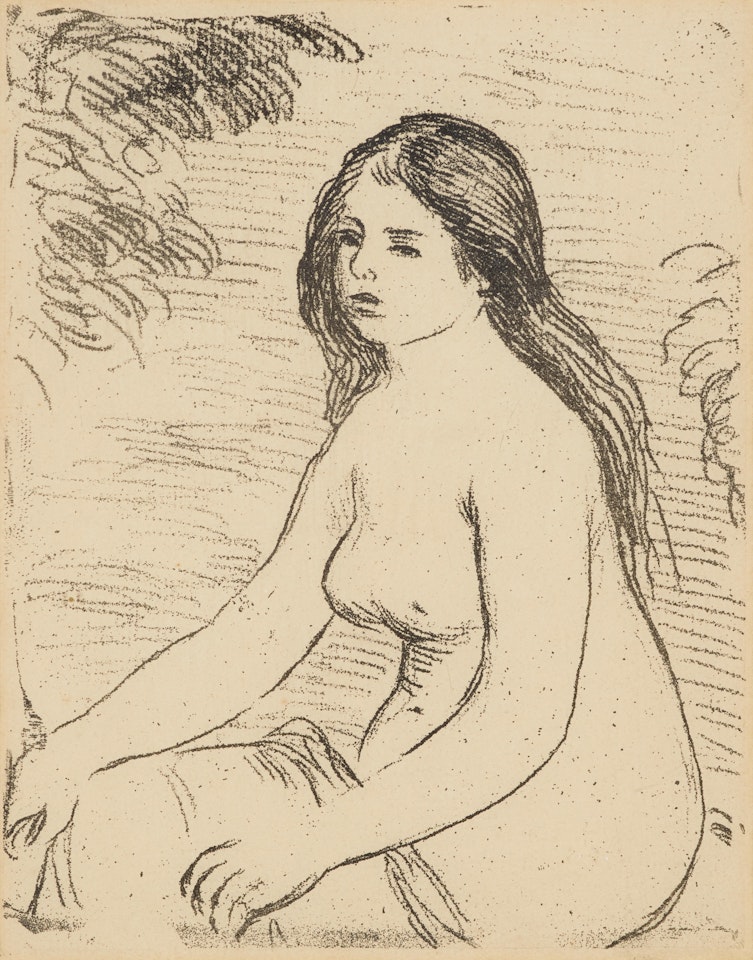Femme nue assise by Pierre-Auguste Renoir
