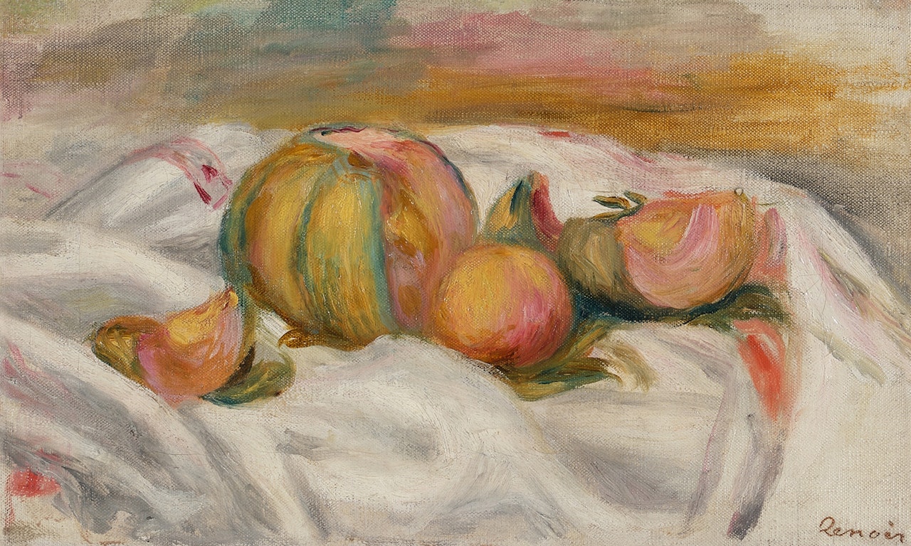 Nature morte au melon by Pierre-Auguste Renoir