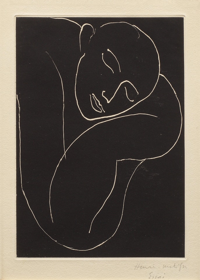 L"Homme endormi (Duthuit 771) by Henri Matisse